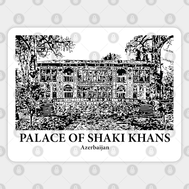 Palace of Shaki Khans - Azerbaijan Magnet by Lakeric